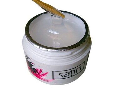 SATIN ŻEL UV CLEAR 30g BUDUJĄCY PRZEŹROCZYSTY