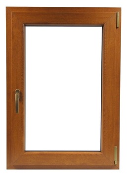OKNO PCV 45 x 80 / 450 x 800 RU 2 x ZŁOTY DĄB