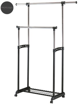 РЕГУЛИРУЕМАЯ ВЕШАЛКА ПРИХОДНАЯ, ЧЕРНАЯ