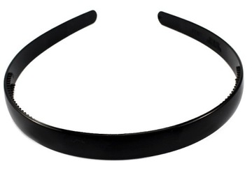 OPASKA DO WŁOSÓW CZARNA Z TWORZYWA LUX 1,3 cm