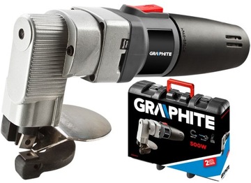 ГРАФИТ Прямые ножницы по металлу 500 Вт 59G402