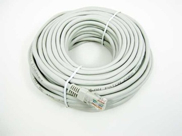 kabel sieciowy patch cord RJ45 UTP 15m skrętka