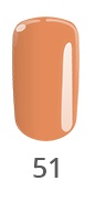 Silcare żel kolor 5g LIGHT ORANGE 51