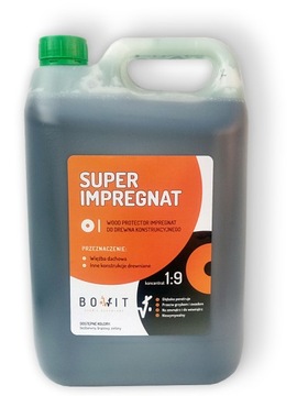 IMPREGNAT DO DREWNA/WIĘŹBY KONC.1:9 ZIELONY 5L=50L