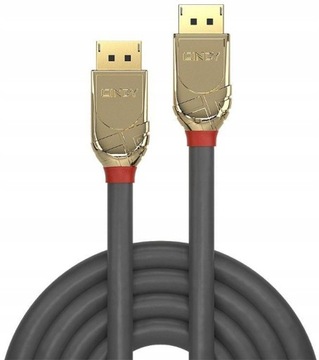 Кабель DisplayPort 1.4, 8K, 120 Гц, 5 м, Lindy 36294