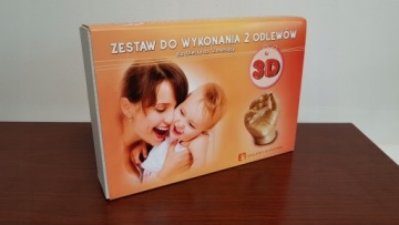 ГИПСОВЫЙ НАБОР ДЛЯ ОТЛИВКИ ДЕТСКОЙ РУКИ НОГИ 3D КОПИРОВАЛЬНАЯ ПАСТА ГИПСОВЫЙ ЛАК