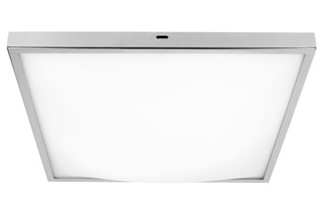 Plafon kwadratowy chromowany LOS 40 Chrom lampa sufitowa kwadratowa E27