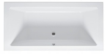 WANNA PROSTOKĄTNA RIHO LUGO 190x80 + NOGI + SYFON