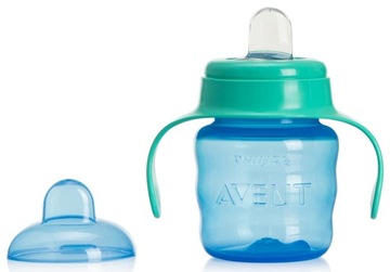 AVENT КРУЖКА с ручкой БЕЗ ПРОЛИВОВ 200мл 6мес+