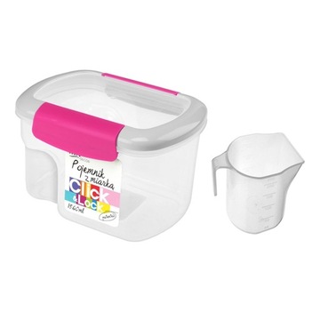 POJEMNIK ŻYWNOŚCI Z MIARKĄ CLICK & LOCK 1560ML