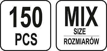 YATO РУЧНАЯ ЗАКЛЕПКА-ГАЙКА ЗАКЛЕПКА M3-M8+150 СОРТИРОВКА ЗАКЛЕПОК-ГАЙК YT36112