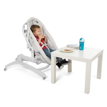 CHICCO BABY HUG 4w1 LEŻAK ŁÓŻECZKO KRZESŁO GLACIAL