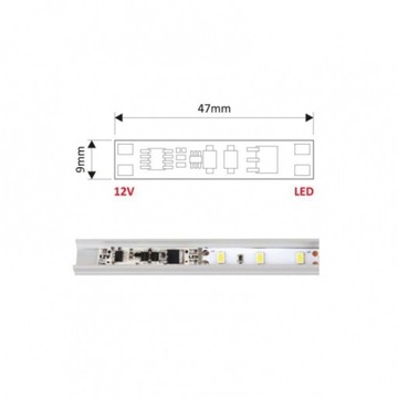 СЕНСОРНЫЙ ПЕРЕКЛЮЧАТЕЛЬ ДЛЯ ПРОФИЛЕЙ СВЕТОДИОДНЫХ ЛЕНТ