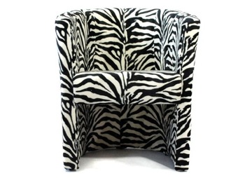 Fotel Klubowy Zebra Salon Pub Club Dom