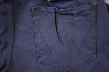 WRANGLER ogrodniczki BLUE jeans spodenki JANA W28