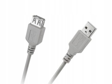 Kabel USB typu A wtyk-gniazdo przedłużacz 3m