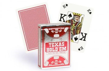COPAG karty do gry POKER TEXAS 100% PLASTIK peek