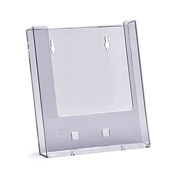 Stojak na ulotki A5 plexi odlewany do pow. W160