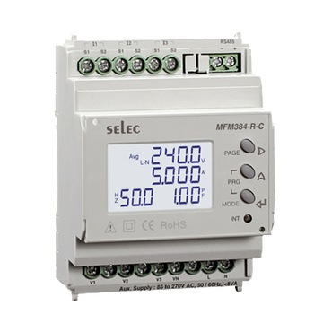 Miernik parametrów sieci MFM 384-R-C (RS485) Selec