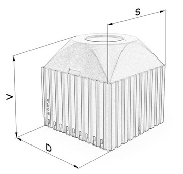 VDI 40 СИНЯЯ ПОДСТАВКА ДЛЯ ИНСТРУМЕНТОВ