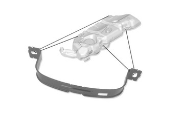 OBJÍMKA NÁDRŽE PALIVA PEUGEOT 206 206+ 153689 OE