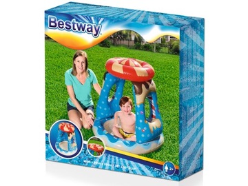 BRODZIK BASENIK Z OSŁONĄ DACHEM DZIECI BESTWAY