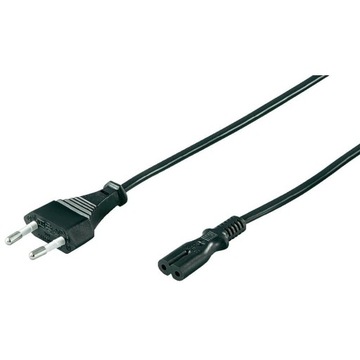 Рисунок 8. Кабель питания, 5 м, черный Goobay Euro/C7