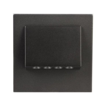 Светодиодный светильник Ledix Navi PT 14V в теплой черной рамке