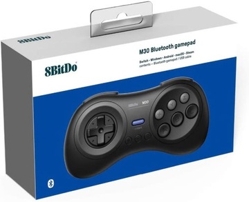 8bitdo M30 Bluetooth-геймпад Black Pad ПК RaspberryPi Switch OUTLET