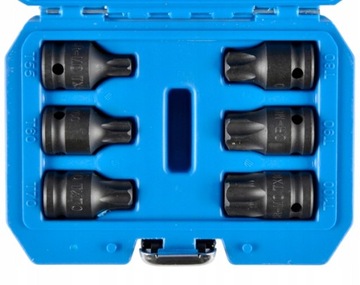 ZESTAW KLUCZY KLUCZE NASADOWE UDAR TORX T55-T100