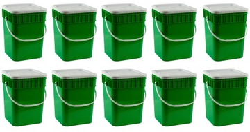 WIADRO BECZKA HERMETYCZNA DO KISZENIA KAPUSTY x10