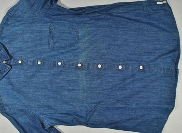 LEE koszula damska JEANS blue 1 POCKET SHIRT S r36