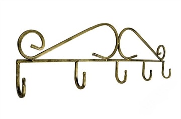 WIESZAK ŚCIENNY Z METALU 70 CM - WIESZAKI - PÓŁKI