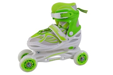 ŁYŻWO ROLKI WROTKI 4w1 34-41ABEC 5