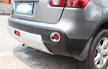 ХРОМИРОВАННАЯ РАМКА ЗАДНЕГО БАМПЕРА NISSAN QASHQAI 07-13