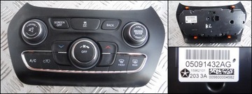 ПАНЕЛЬ ВОЗДУШНОЙ КОНСОЛИ JEEP CHEROKEE KL 5091432AG