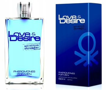 PERFUMY Z FEROMONAMI LOVE DESIRE MĘSKIE INTENSYWNE KUSZĄCE TRWAŁE MOCNE 100