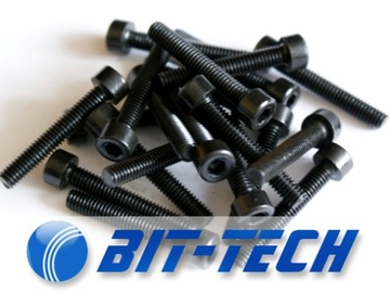 Винт с внутренним шестигранником, черный М4х30, Торцевая головка, 10 шт.