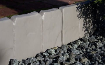 ПОЛЬСКИЙ Забор КАМЕНЬ, кромка, кубики, 3 цвета, 2,5 м