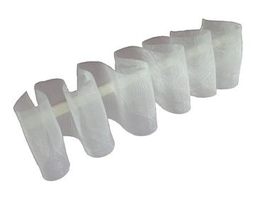 TAŚMA TUNELOWA MARSZCZĄCA DO FIRAN ZASŁON 5 cm