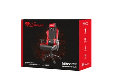 Эргономичное игровое кресло GENESIS Nitro 550 для геймеров OUTLET
