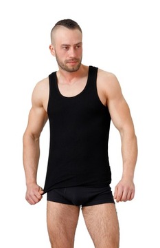 Мужская майка в полоску HT белая M