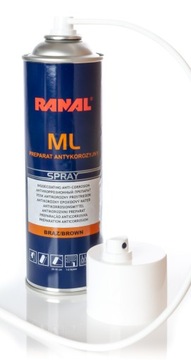 RANAL ML Профильный спрей антикоррозионный 500мл - коричневый
