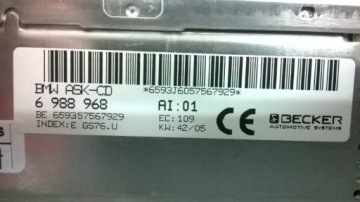 АУДИОСИСТЕМА BMW ASK-CD BECKER ASK CD E65 E66 E67