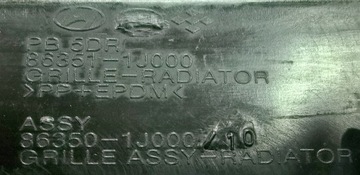 HYUNDAI I20 2008-2012 MŘÍŽKA MASKA PŘEDNÍ ORIG. JEHLA