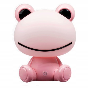 LAMPA NOCNA POLUX ŻABKA LED 2,5W RÓŻOWA