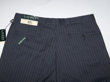 RALPH LAUREN WOOL SUIT PANTS ROZ- 33X30 NOWE