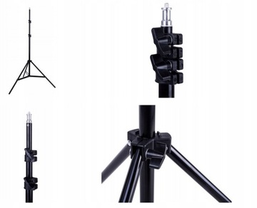 2x SOFTBOX + лампы + ФОН 160см белый на штативах