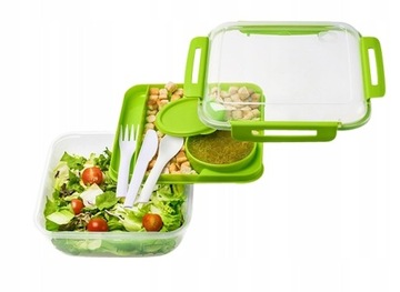 Lunchbox Sztućce Pojemnik na żywność BEZ BPA 1,7L