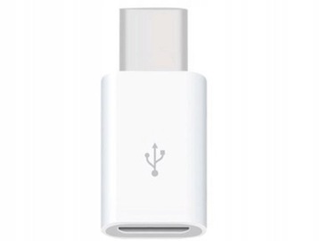 Adapter przejściówka micro USB B - USB typ C wtyk